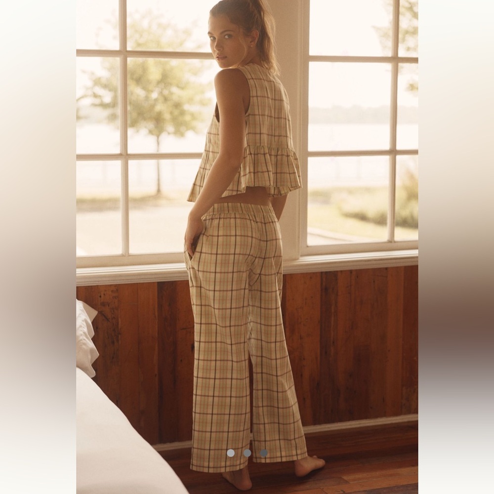 LyreBird Flannel Pajama Set - Picture 3 of 8